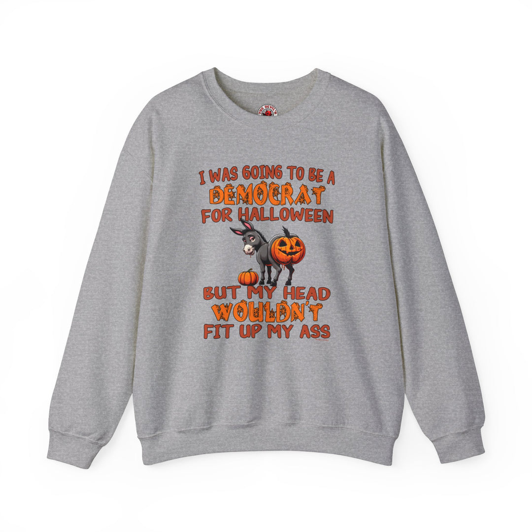 Democrat for Halloween Crewneck Sweatshirt