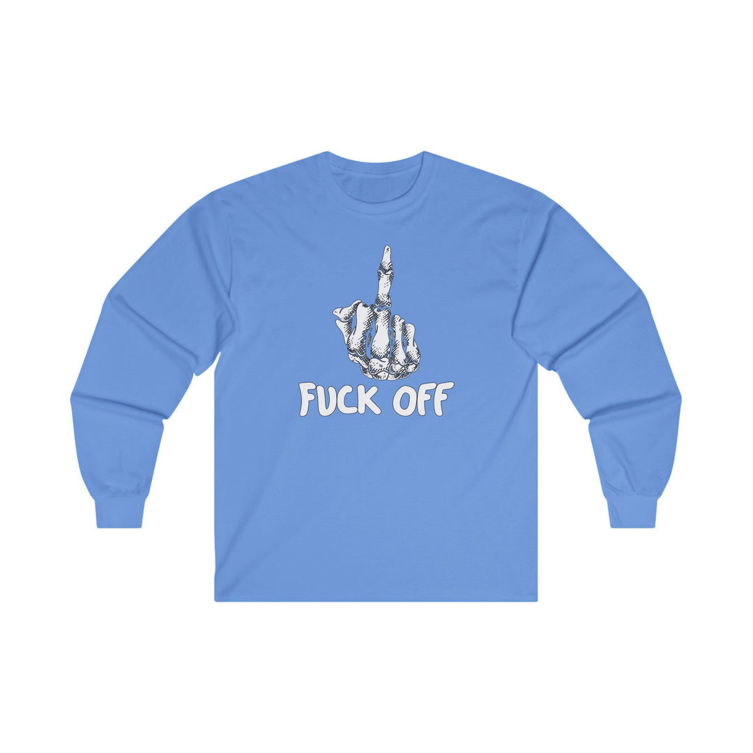 Fuck Off Finger Long Sleeve Tee