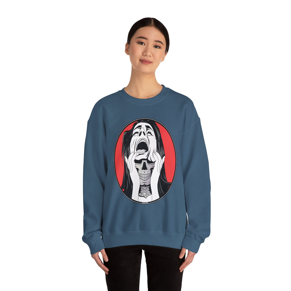 Skull Woman Crewneck Sweatshirt