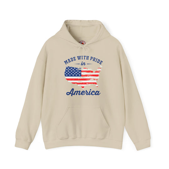 Made With Pride In America Hooded Sweatshirt
