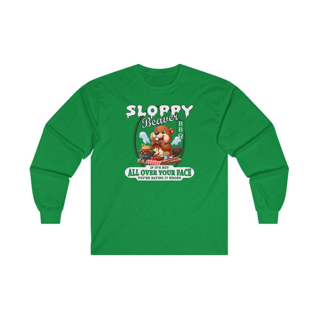 Sloppy Beaver BBQ Long Sleeve Tee