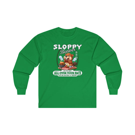 Sloppy Beaver BBQ Long Sleeve Tee