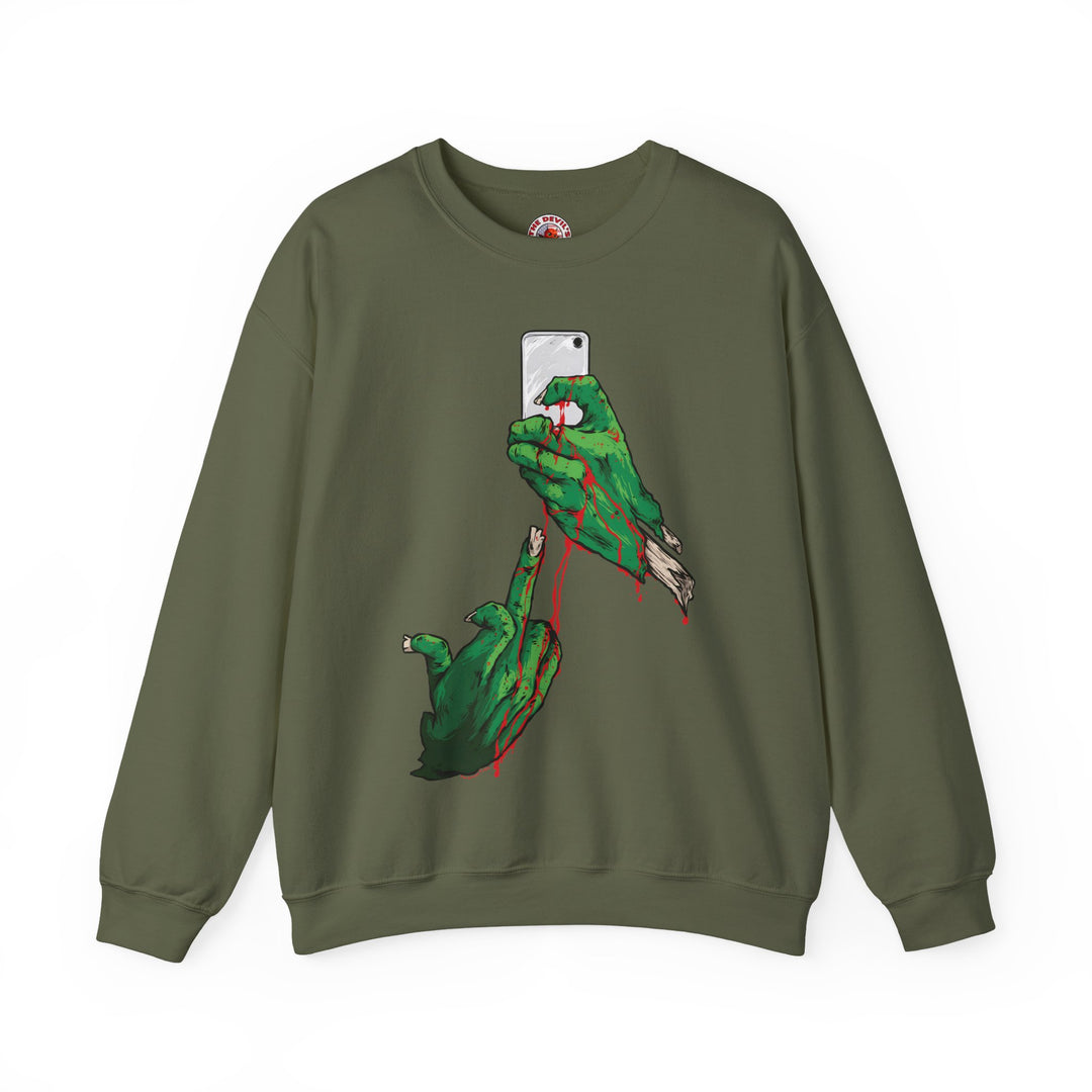 Selfie Monster Crewneck Sweatshirt