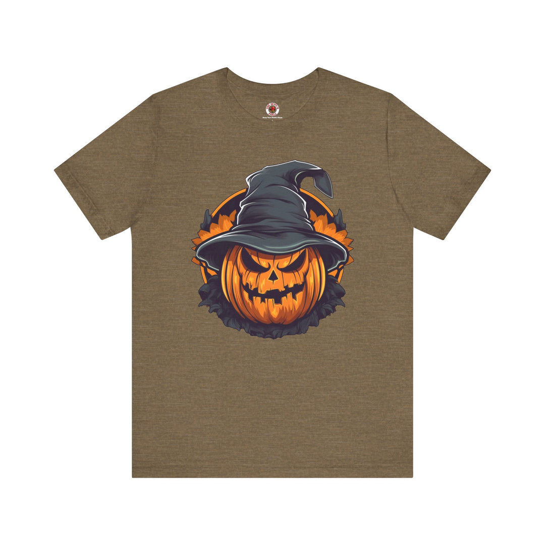 Scary Witch Pumpkin Halloween T-Shirt