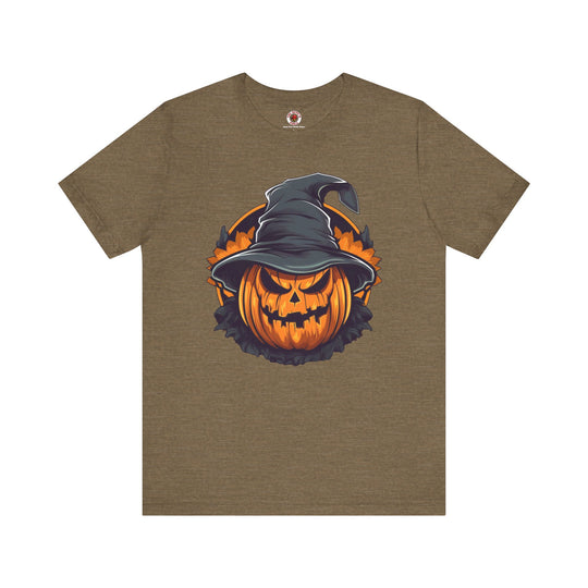 Scary Witch Pumpkin Halloween T-Shirt