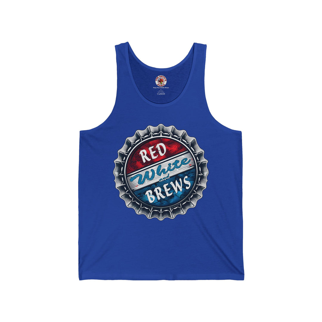 Red, White and Brews Tank Top