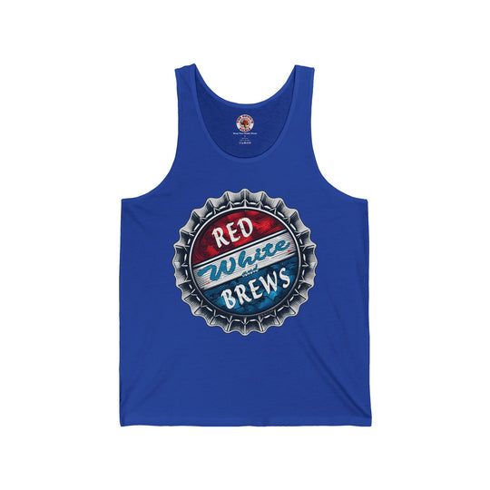 Red, White and Brews Tank Top