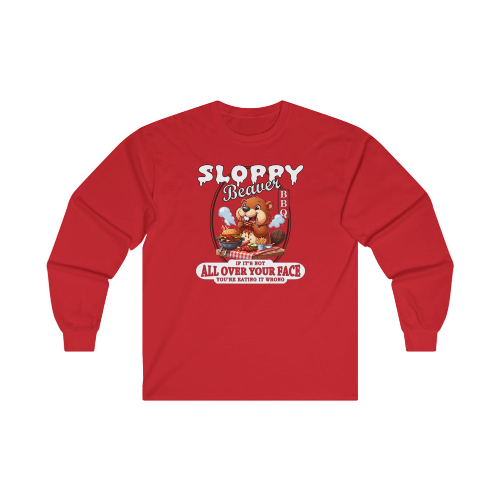 Sloppy Beaver BBQ Long Sleeve Tee