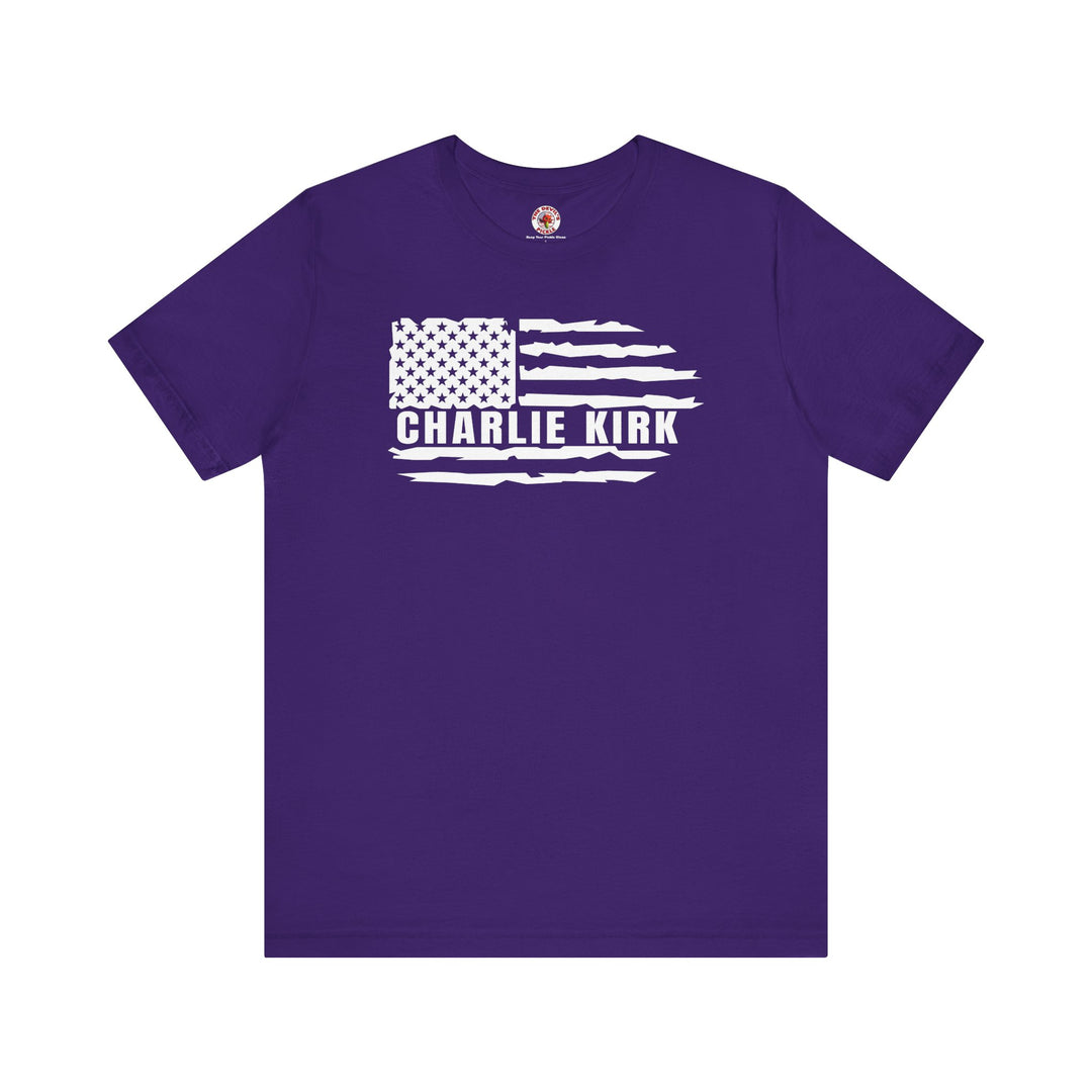 Charlie Kirk Flag T-Shirt