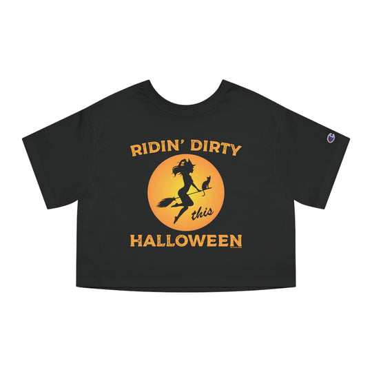 Ridin' Dirty This Halloween Cropped T-Shirt