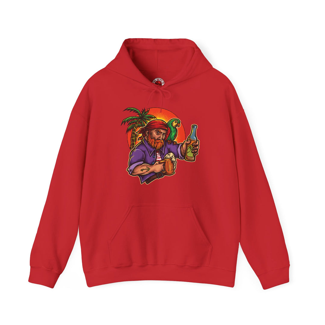 Sunset Pirate Beer Hooded Sweatshirt