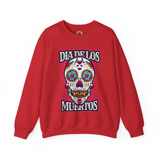 Dia De Los Muertos Skull Crewneck Sweatshirt