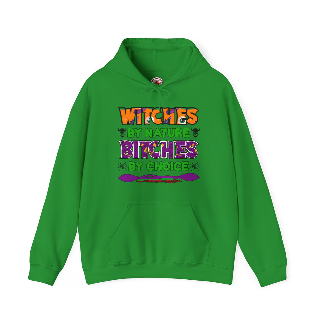 Witches By Nature Bitches By Choice Hooded Sweatshirt