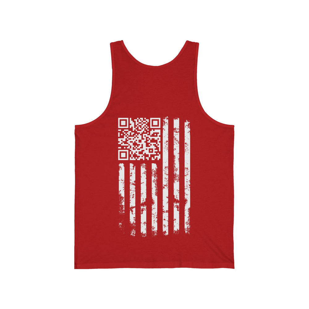American Flag QR Code Tank Top