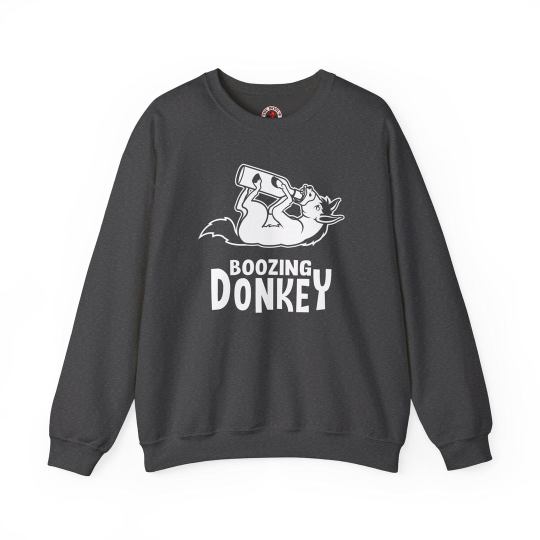 Boozing Donkey Crewneck Sweatshirt