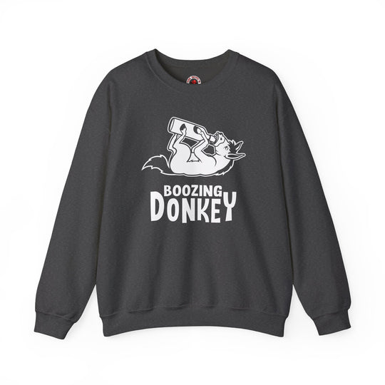 Boozing Donkey Crewneck Sweatshirt