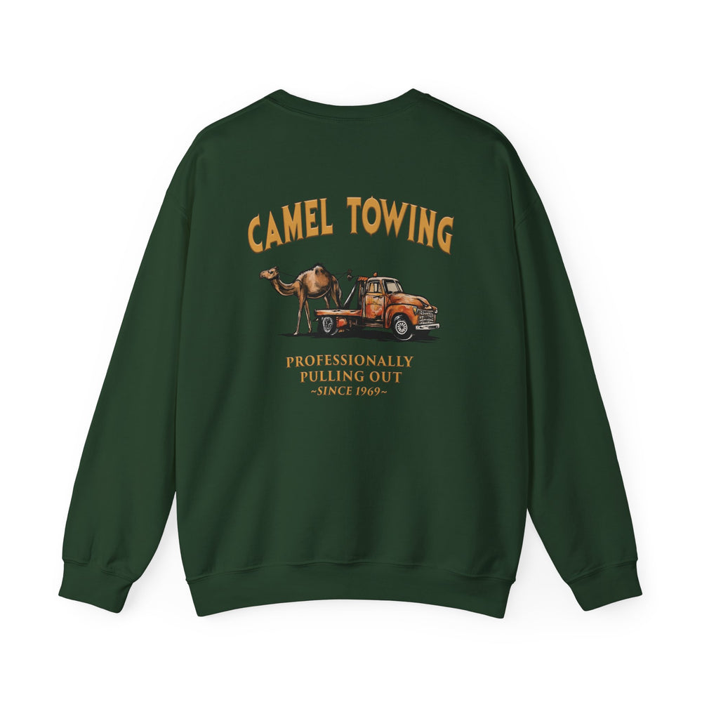 Camel Towing Back Crewneck Sweatshirt