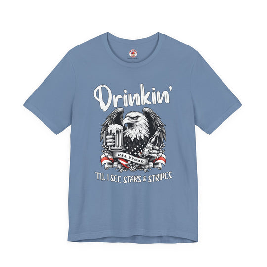 Drinkin' Til I See Stars & Stripes T-Shirt