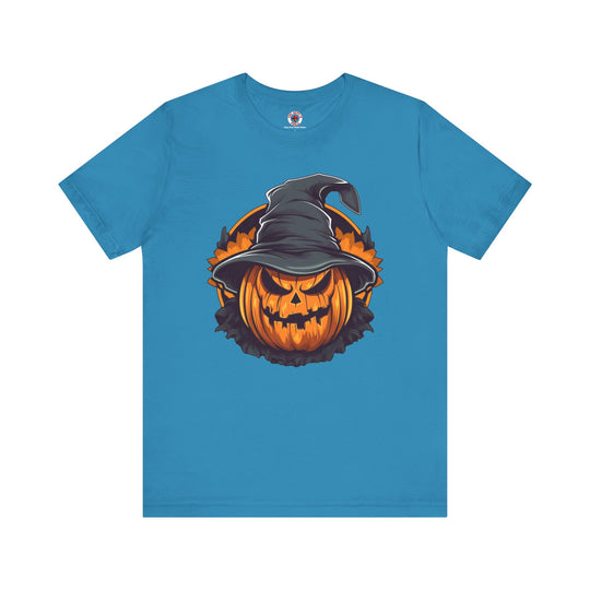 Scary Witch Pumpkin Halloween T-Shirt