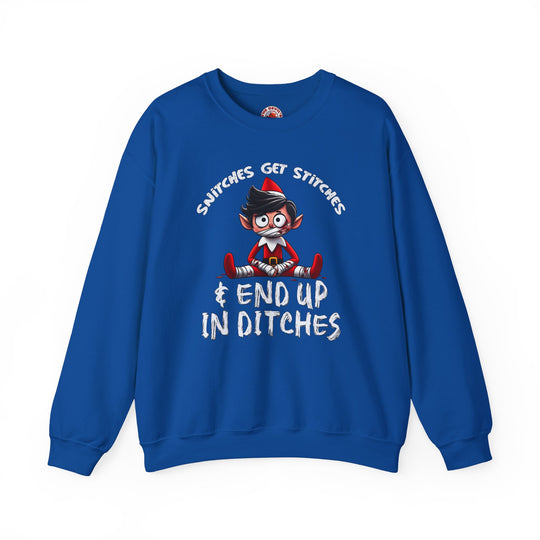 Snitches Get Stitches Crewneck Sweatshirt