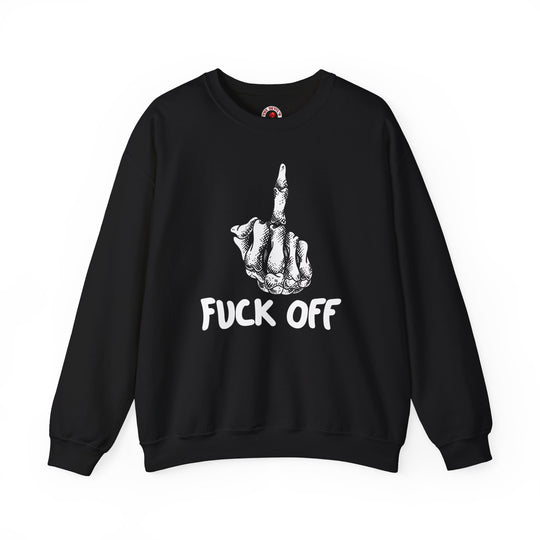 Fuck Off Finger Crewneck Sweatshirt