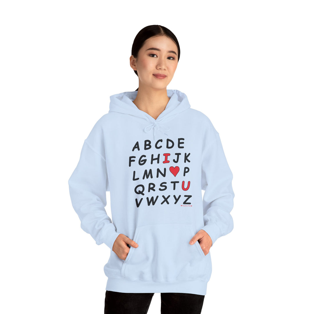 ABC I Love You Hooded Sweatshirt