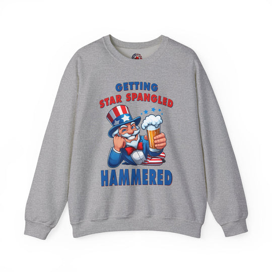 Star Spangled Hammered Crewneck Sweatshirt