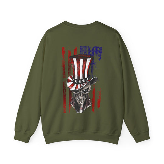 The Devil's Pickle Patriotic Skull Crewneck Sweatshirt