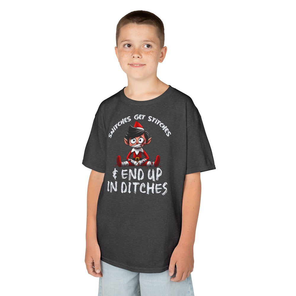 Snitches Get Stitches Kids T-Shirt