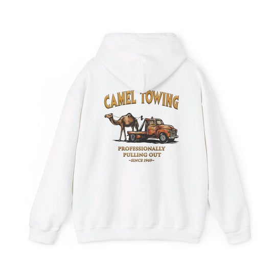 Camel Towing Back Hooded Sweatshirt