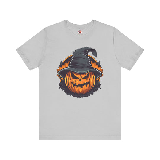 Scary Witch Pumpkin Halloween T-Shirt
