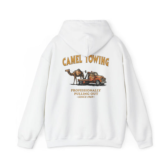 Camel Towing Back Hooded Sweatshirt