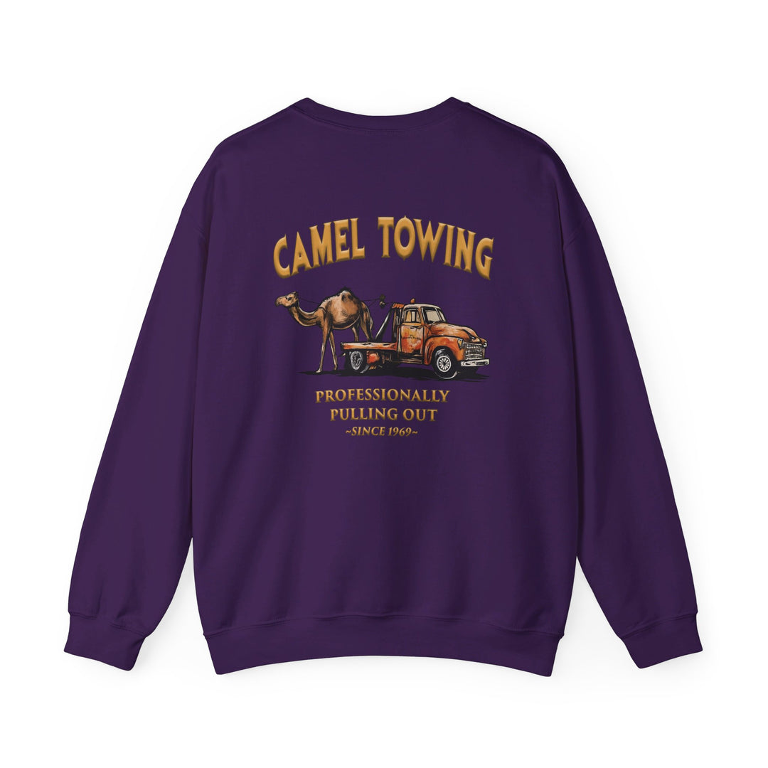 Camel Towing Back Crewneck Sweatshirt