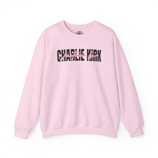 Charlie Kirk Justice Crewneck Sweatshirt