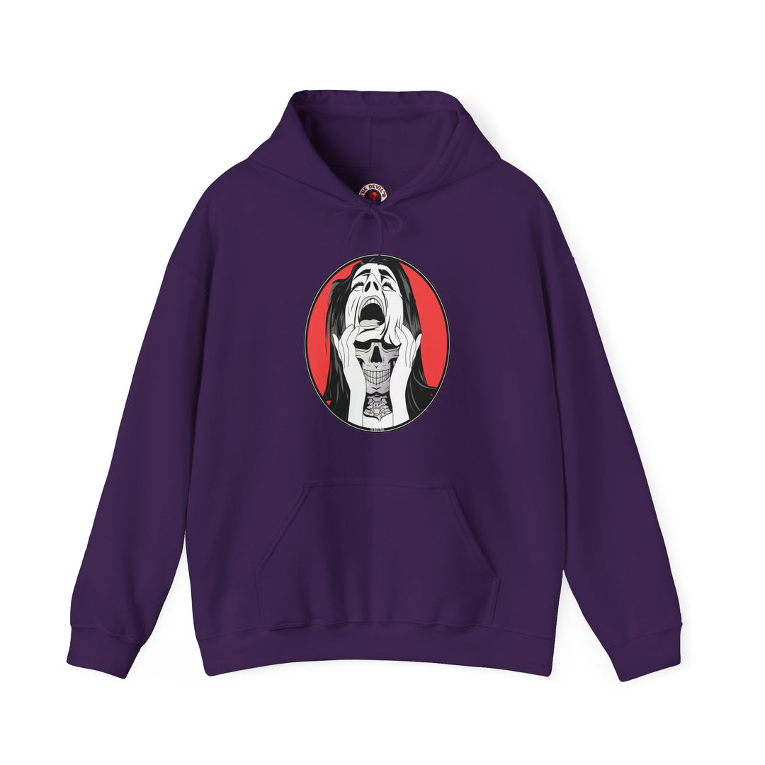 Skull Woman Hooded Sweatshirt