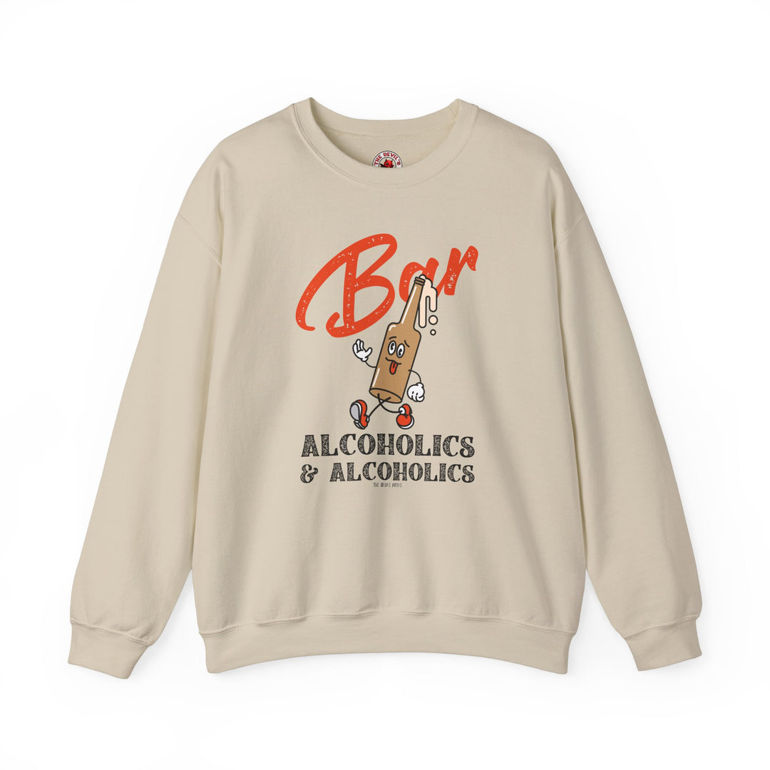 Bar Alcoholics & Alcoholics Crewneck Sweatshirt