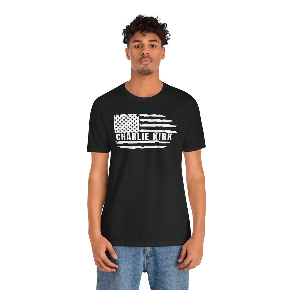 Charlie Kirk Flag T-Shirt