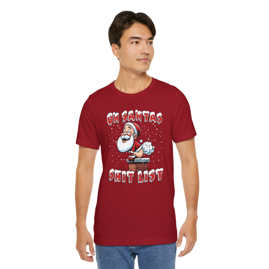 On Santa's Shit List T-Shirt