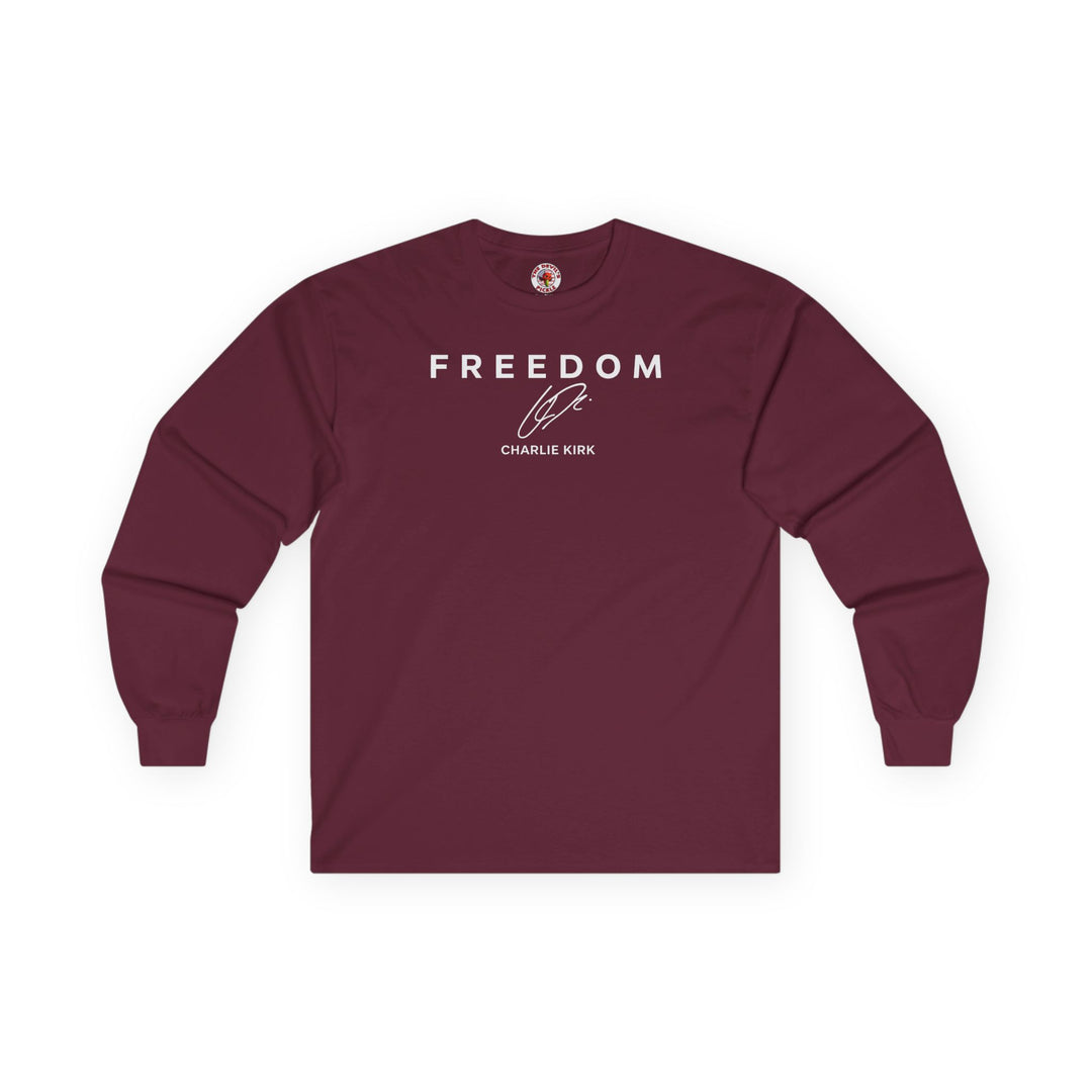 Charlie Kirk Freedom Long Sleeve Tee