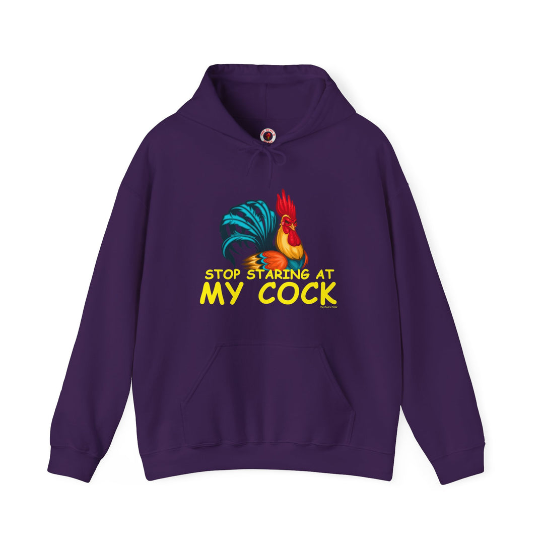 Stop Staring at My Cock Hooded Sweatshirt