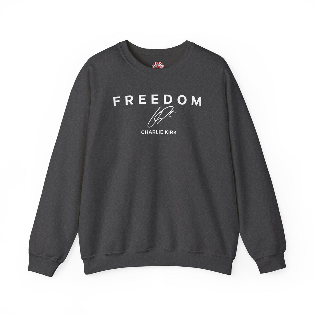 Charlie Kirk Freedom Crewneck Sweatshirt