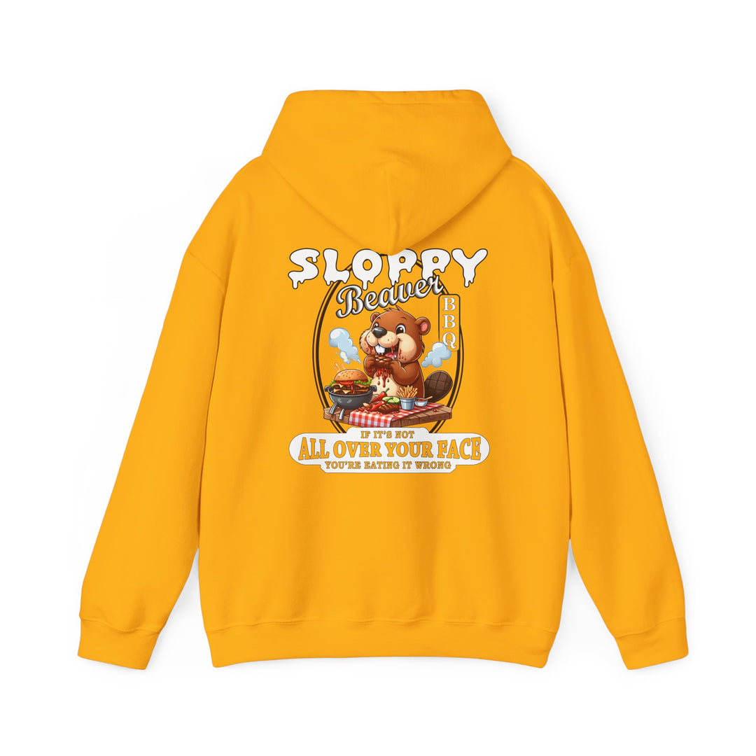 Sloppy Beaver BBQ Back Hooded Sweatshirt