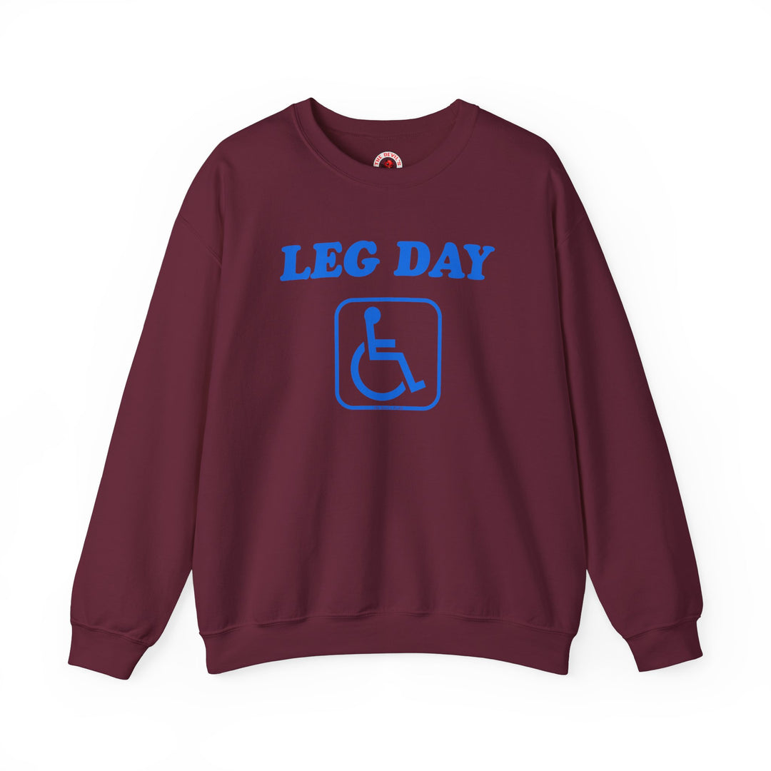 Leg Day Handicap Crewneck Sweatshirt