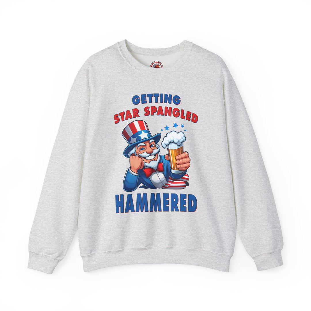 Star Spangled Hammered Crewneck Sweatshirt