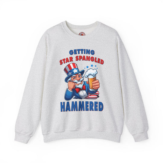 Star Spangled Hammered Crewneck Sweatshirt