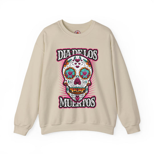 Dia De Los Muertos Skull Crewneck Sweatshirt
