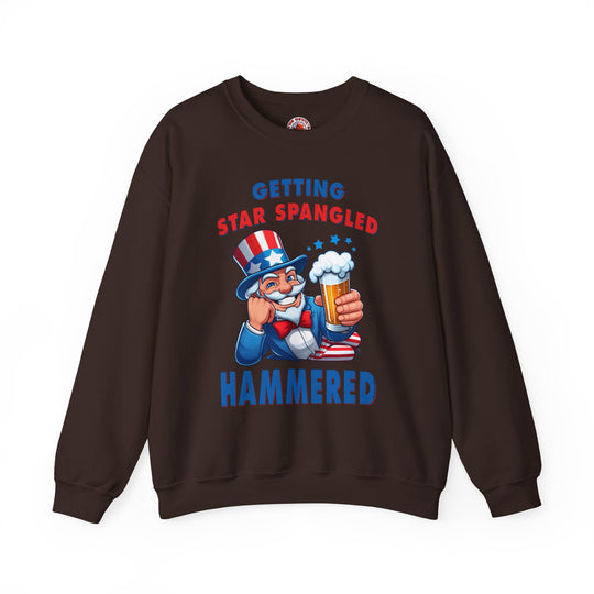 Star Spangled Hammered Crewneck Sweatshirt