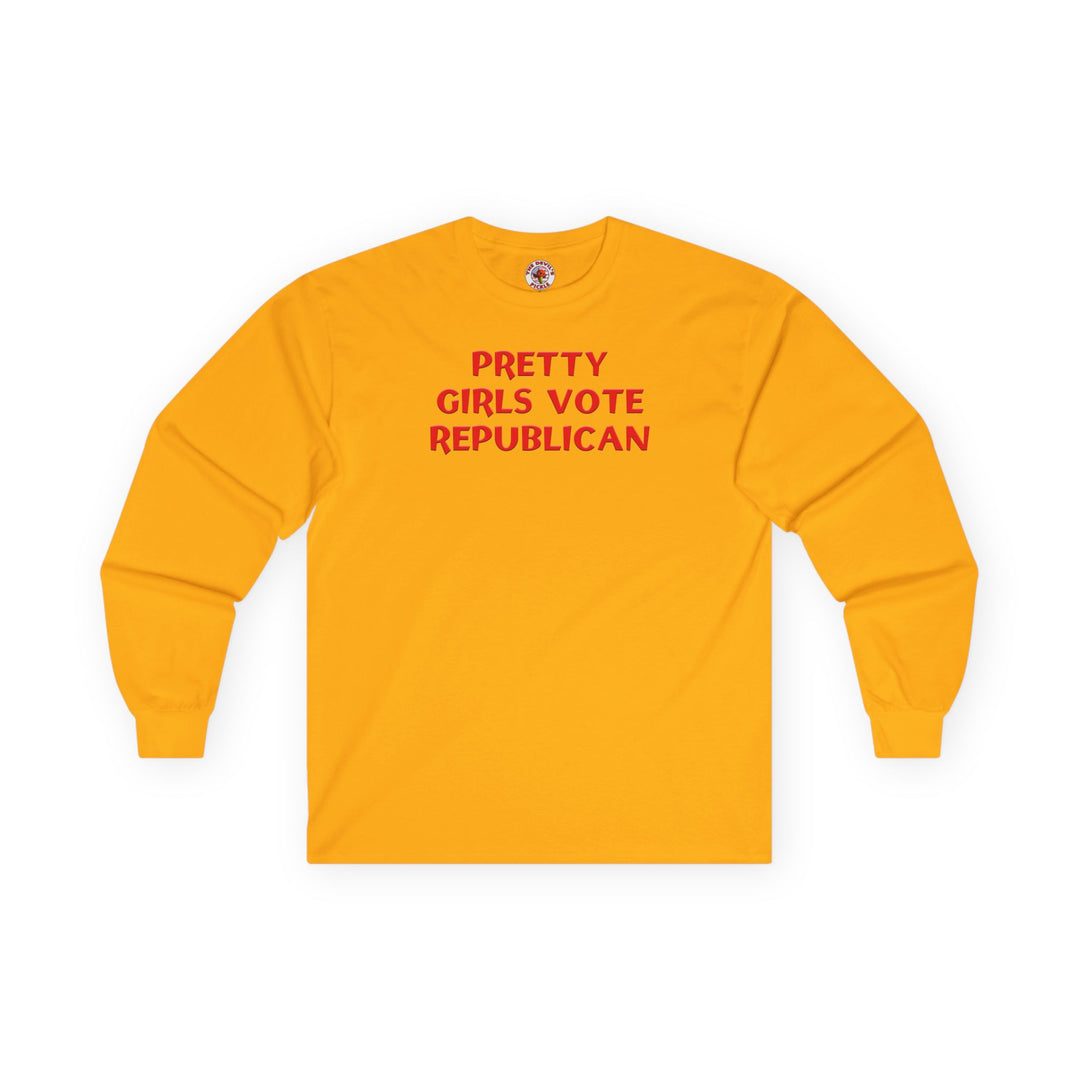 Pretty Girls Vote Republican Long Sleeve Tee