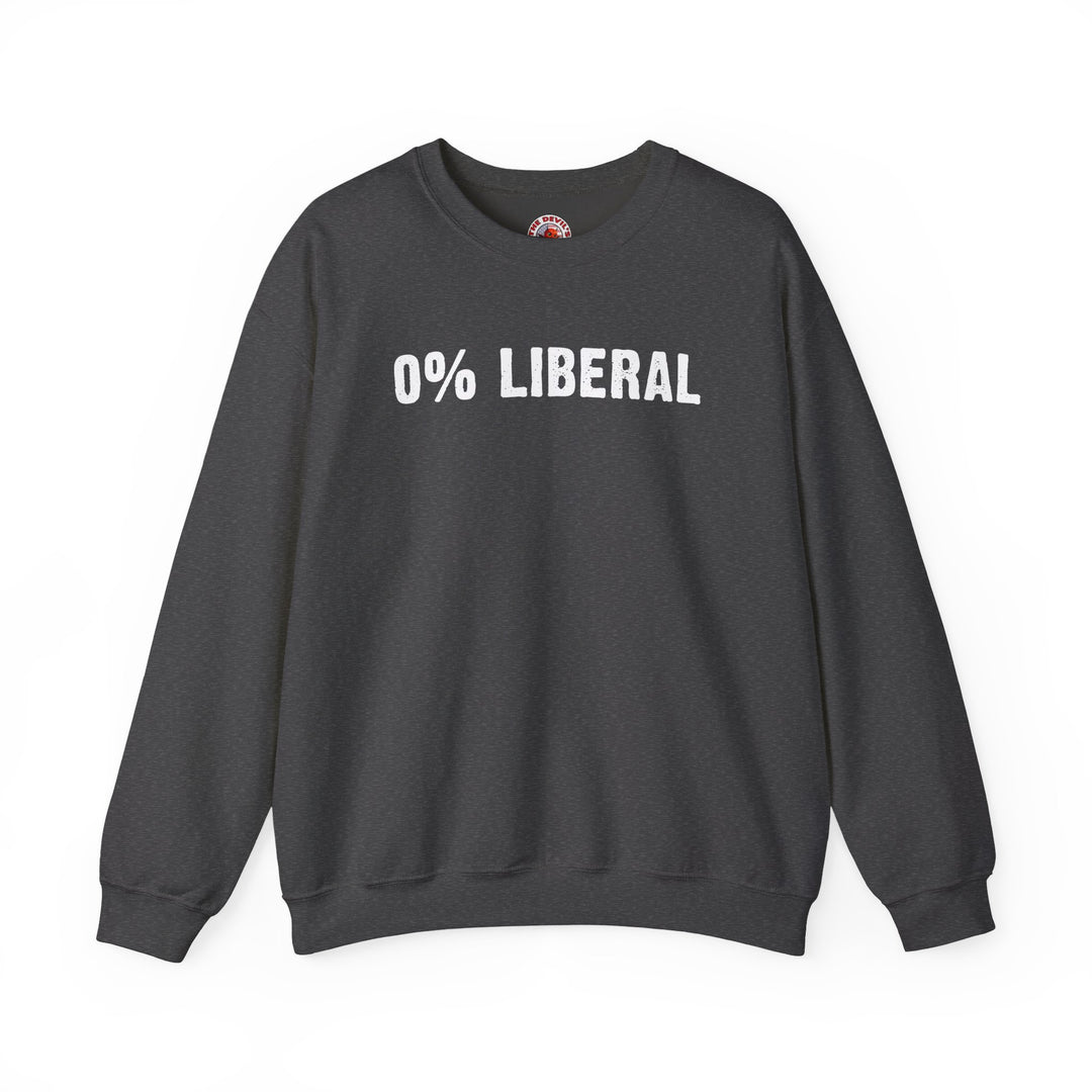 0% Liberal Crewneck Sweatshirt