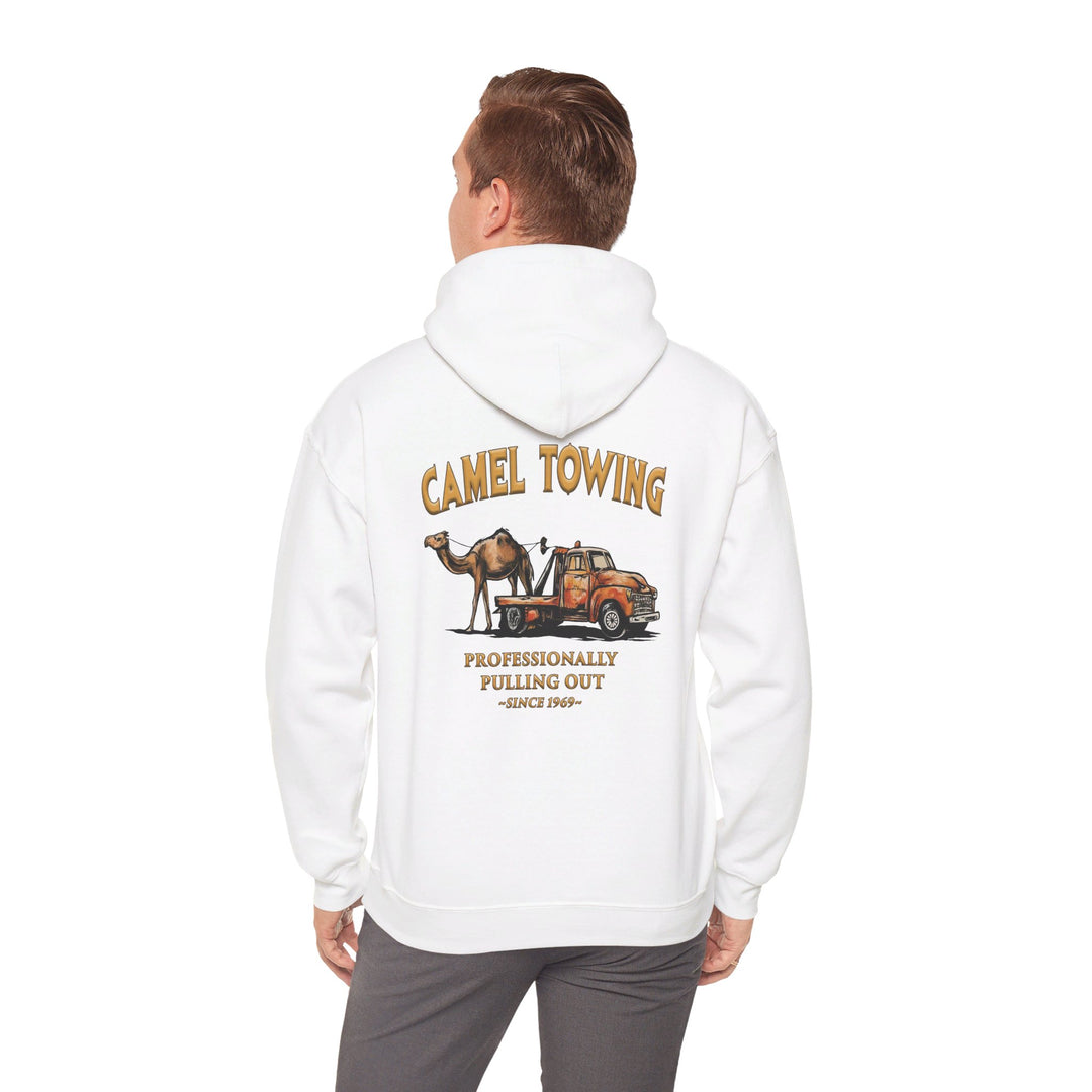 Camel Towing Back Hooded Sweatshirt